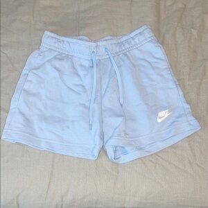 Nike Women's Sky Blue Athletic Shorts